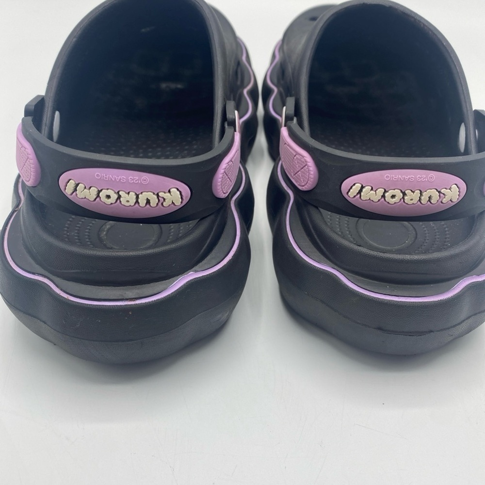 Sanrio Kuromi Slides Black Charms Women’s Size 5.5 - 6 Slipper Sanrio Characters - Picture 3 of 6